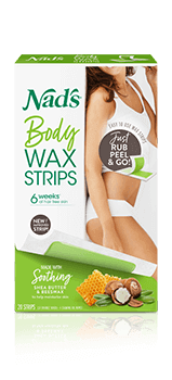 Nads Hair Removal Body Wax Strips for Normal Skin